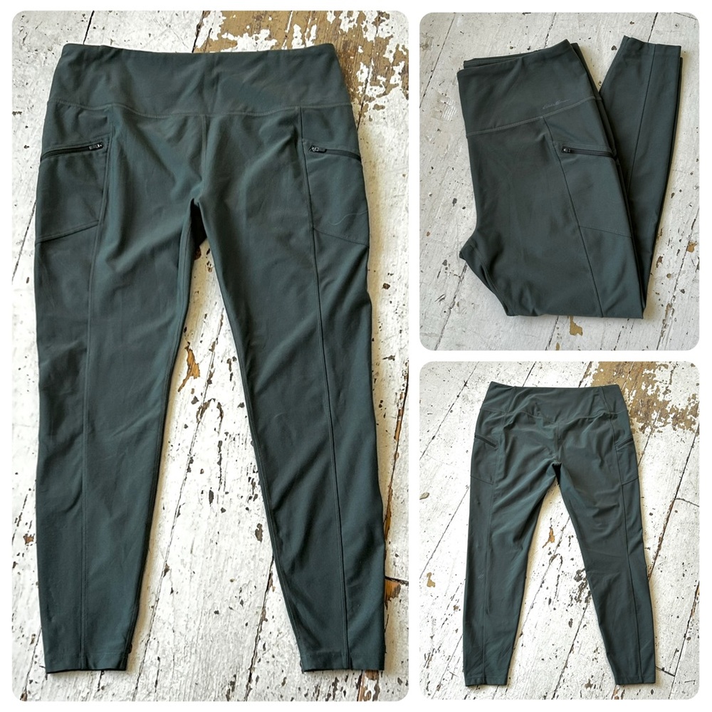 Eddie Bauer Women's Loden High Rise Trail Tight Workout Pants Leggings